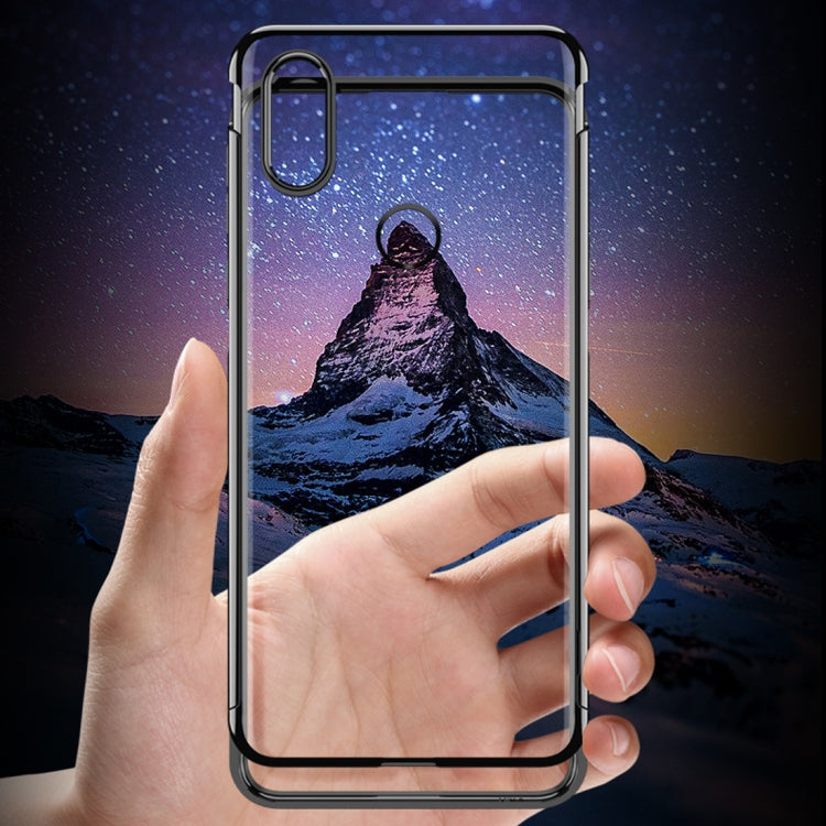 Electroplating PC Sliding Closure Protective Case for Xiaomi Mi Mix 3