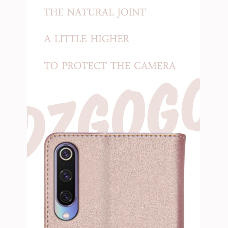 DZGOGO MILO Series PC + PU Horizontal Flip Leather Case for Xiaomi Mi 9, with Holder & Card Slot & Wallet