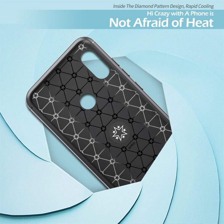 lenuo Shockproof TPU Protective Case for Xiaomi Mi Play, with Invisible Holder