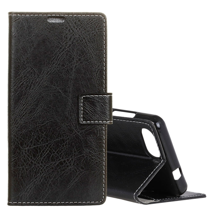 Retro Crazy Horse Texture Horizontal Flip Leather Case for Xiaomi Redmi 6A, with Holder & Card Slots & Photo Frame