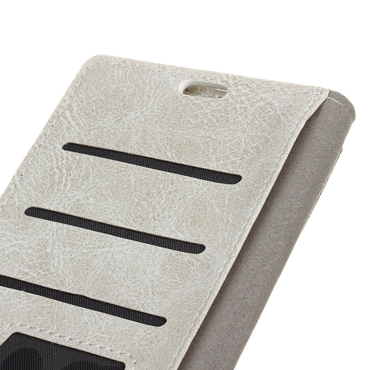 Retro Crazy Horse Texture Horizontal Flip Leather Case for Xiaomi Redmi 6A, with Holder & Card Slots & Photo Frame