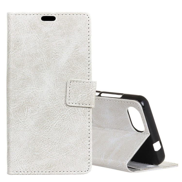 Retro Crazy Horse Texture Horizontal Flip Leather Case for Xiaomi Redmi 6A, with Holder & Card Slots & Photo Frame