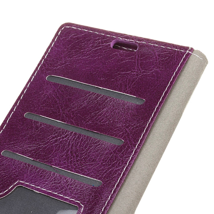 Retro Crazy Horse Texture Horizontal Flip Leather Case for Xiaomi Redmi 6, with Holder & Card Slots & Photo Frame