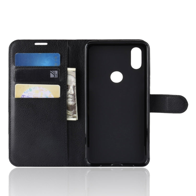 Litchi Texture Horizontal Flip Leather Case for Xiaomi Mi Mix 3, with Wallet & Holder & Card Slots