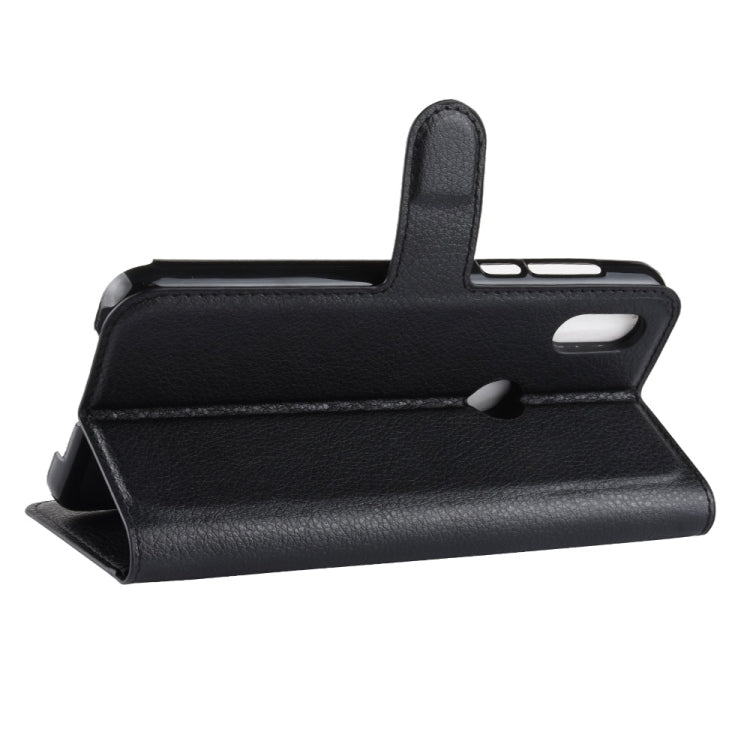 Litchi Texture Horizontal Flip Leather Case for Xiaomi Mi Mix 3, with Wallet & Holder & Card Slots