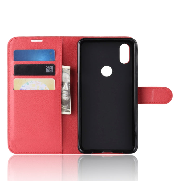 Litchi Texture Horizontal Flip Leather Case for Xiaomi Mi Mix 3, with Wallet & Holder & Card Slots