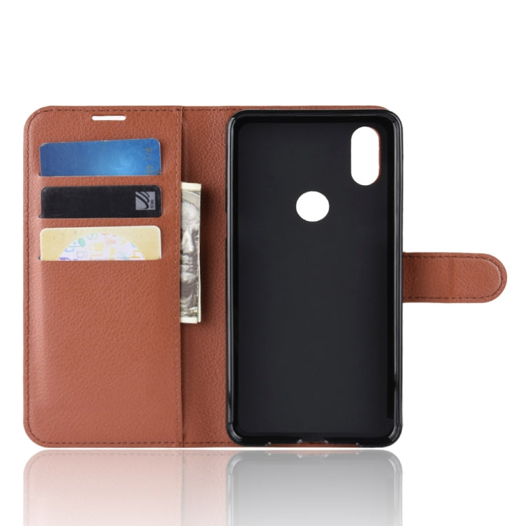 Litchi Texture Horizontal Flip Leather Case for Xiaomi Mi Mix 3, with Wallet & Holder & Card Slots