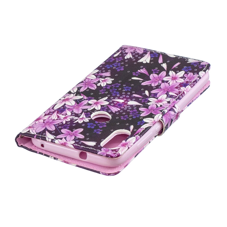 Lily Pattern Horizontal Flip Leather Case for Xiaomi Mi Play, with Holder & Card Slots & Wallet