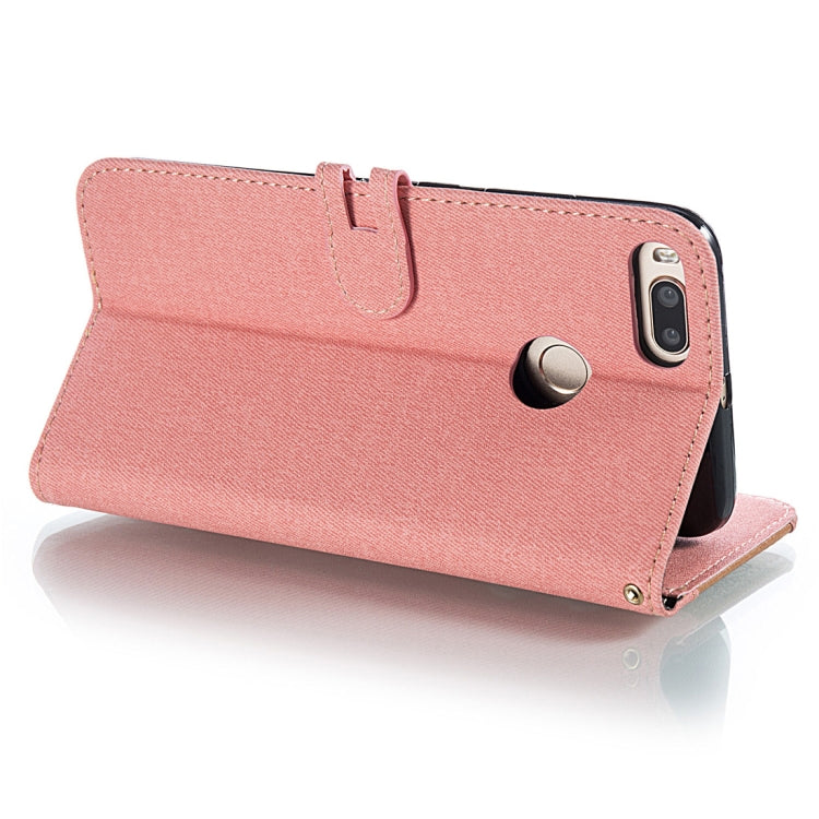 Splicing Embossed Female Style Horizontal Flip Leather Case for Xiaomi Mi 5X / A1 , with Holder & Card Slots & Wallet & Lanyard