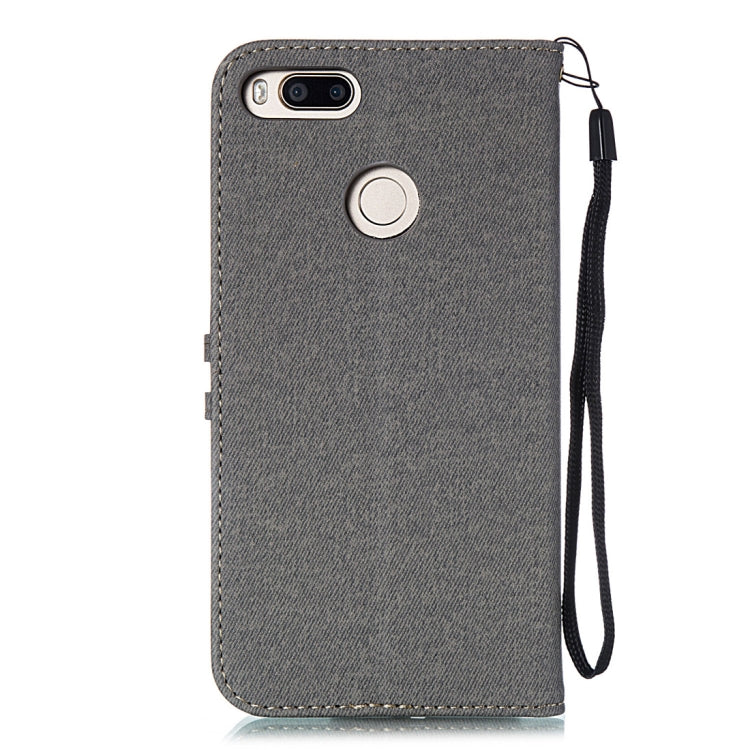 Splicing Embossed Female Style Horizontal Flip Leather Case for Xiaomi Mi 5X / A1 , with Holder & Card Slots & Wallet & Lanyard