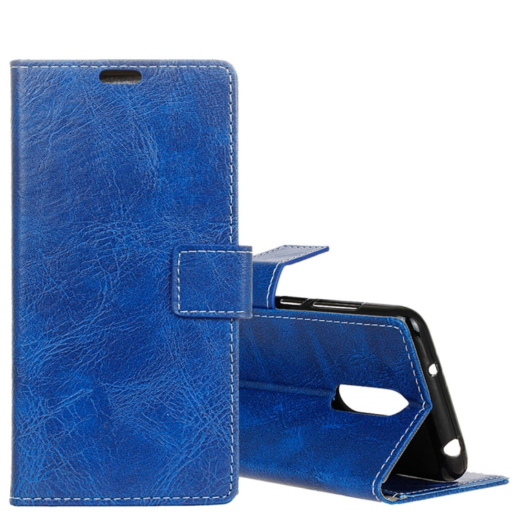 For Xiaomi Redmi 5 Plus Retro Crazy Horse Texture Horizontal Flip Leather Case with Holder & Card Slots & Wallet & Photo Frame