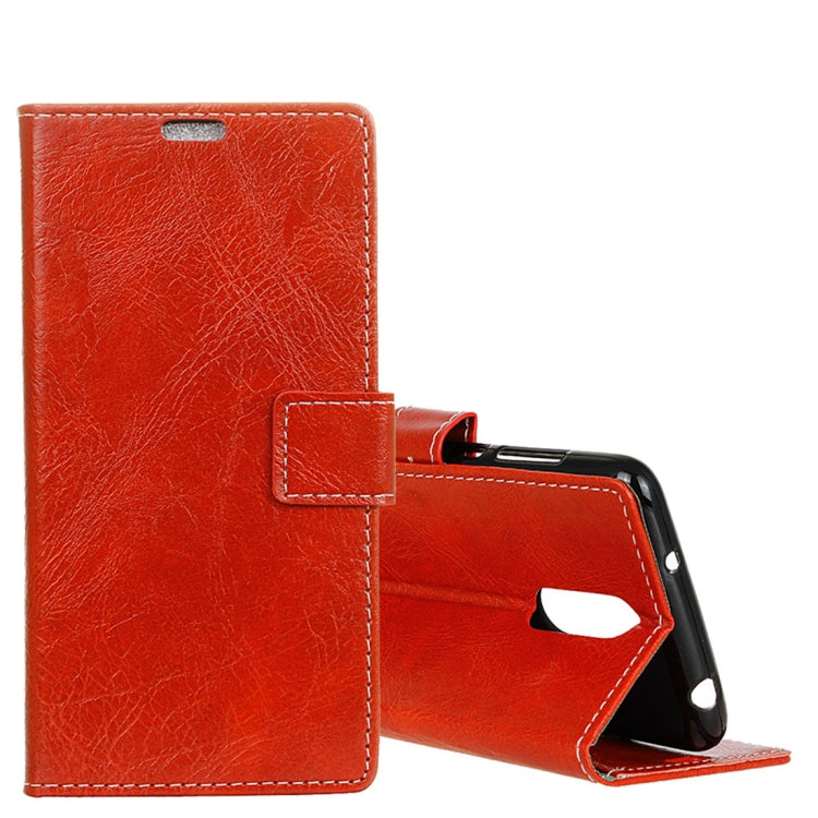 For Xiaomi Redmi 5 Plus Retro Crazy Horse Texture Horizontal Flip Leather Case with Holder & Card Slots & Wallet & Photo Frame