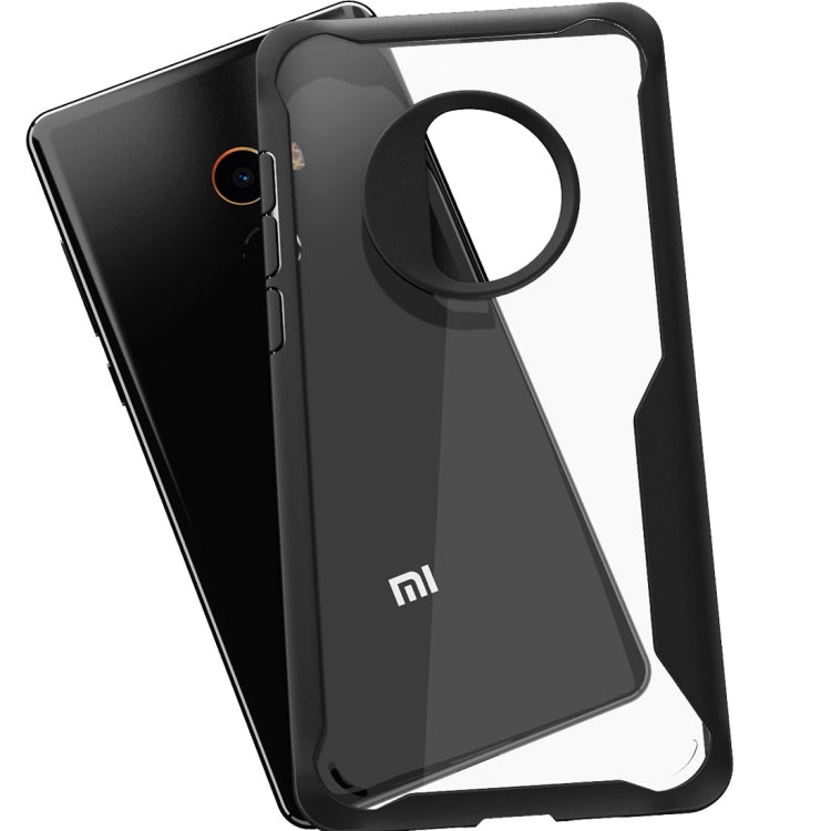 For Xiaomi Mi Mix 2 Transparent PC + TPU Full Coverage Shockproof Protective Back Case