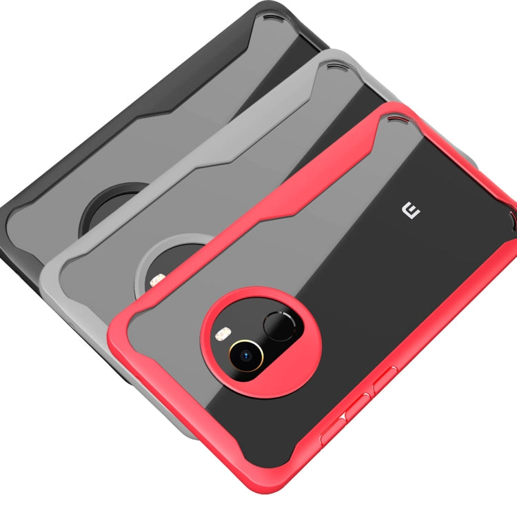 For Xiaomi Mi Mix 2 Transparent PC + TPU Full Coverage Shockproof Protective Back Case