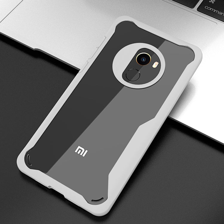 For Xiaomi Mi Mix 2 Transparent PC + TPU Full Coverage Shockproof Protective Back Case