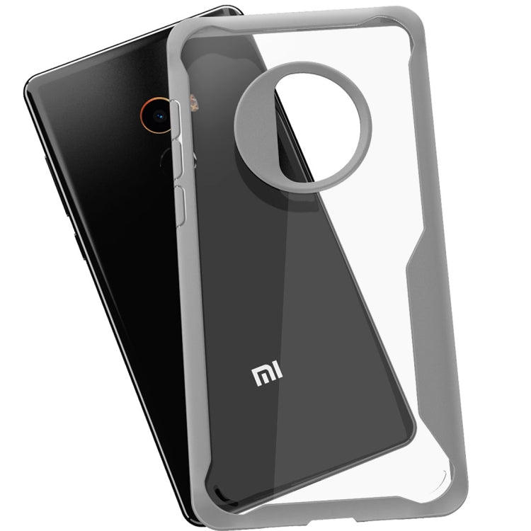 For Xiaomi Mi Mix 2 Transparent PC + TPU Full Coverage Shockproof Protective Back Case