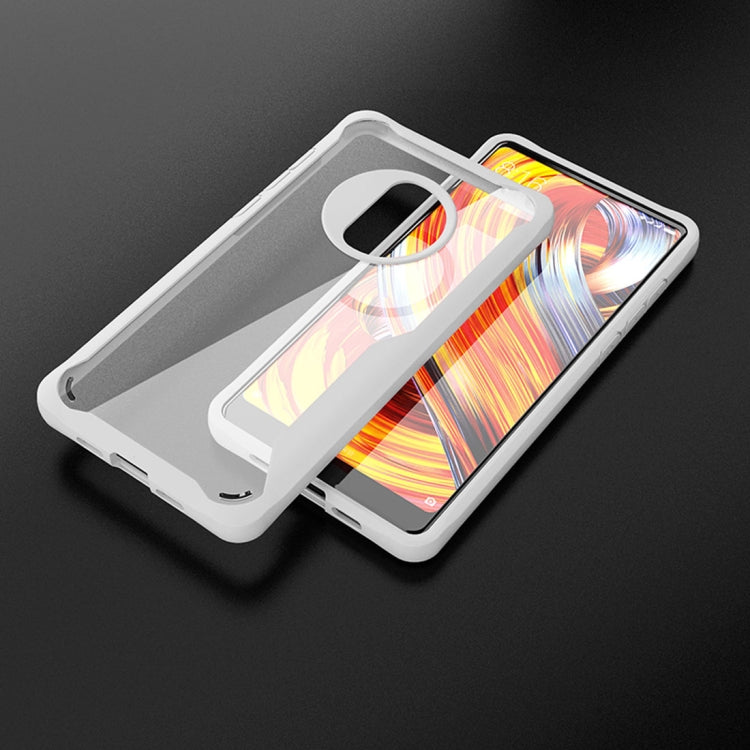 For Xiaomi Mi Mix 2 Transparent PC + TPU Full Coverage Shockproof Protective Back Case