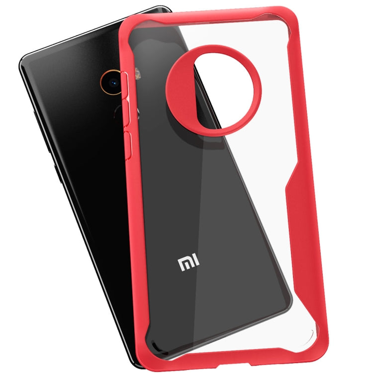 For Xiaomi Mi Mix 2 Transparent PC + TPU Full Coverage Shockproof Protective Back Case