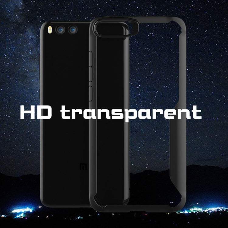 For Xiaomi Note 3 Transparent PC + TPU Full Coverage Shockproof Protective Back Case (Red)