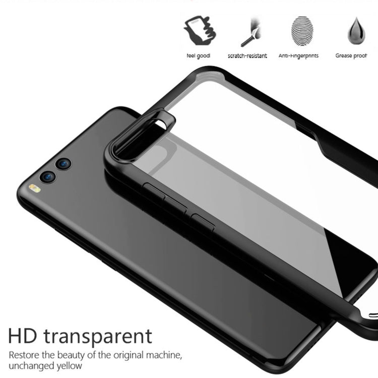 For Xiaomi Note 3 Transparent PC + TPU Full Coverage Shockproof Protective Back Case (Red)