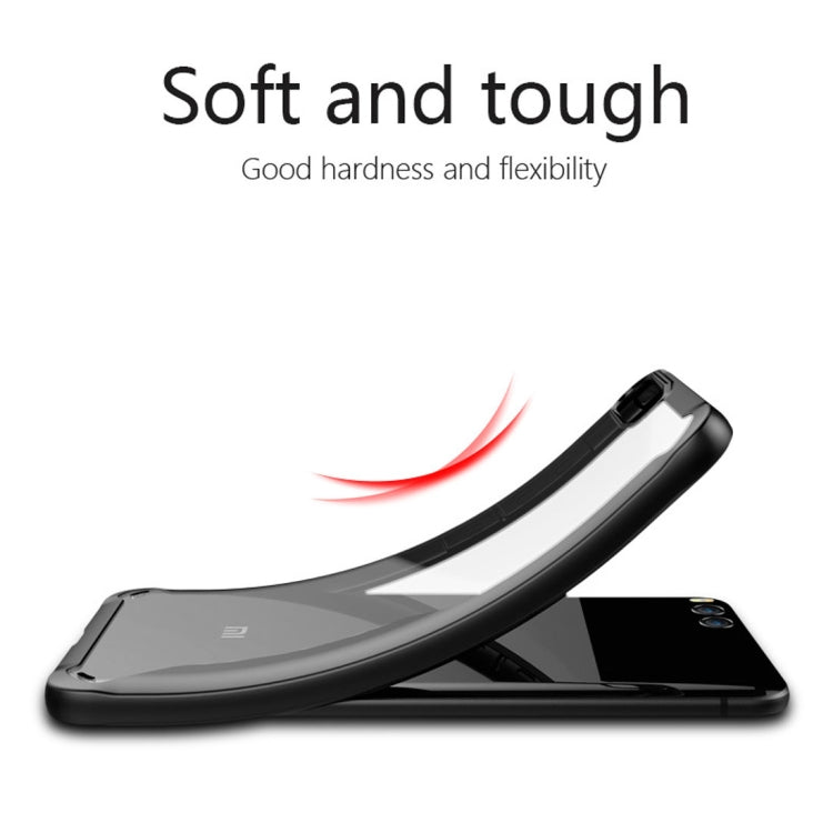 For Xiaomi Note 3 Transparent PC + TPU Full Coverage Shockproof Protective Back Case (Red)