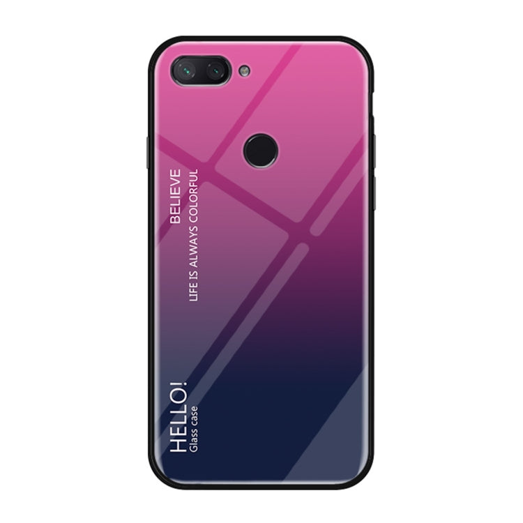 Gradient Color Glass Case for Xiaomi Mi 8 Lite