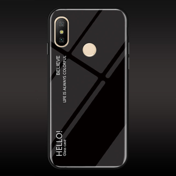 Gradient Color Glass Case for Xiaomi Mi 6X / A2