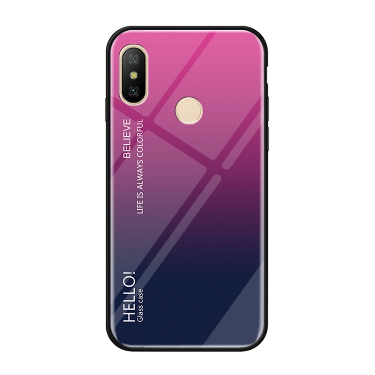 Gradient Color Glass Case for Xiaomi Mi 6X / A2