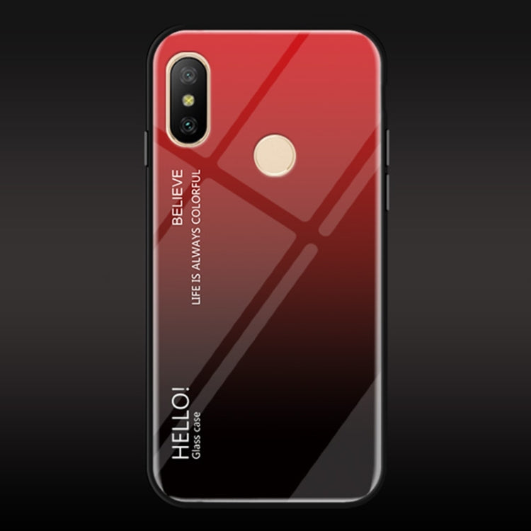 Gradient Color Glass Case for Xiaomi Mi 6X / A2