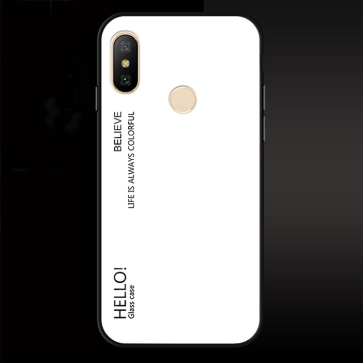 Gradient Color Glass Case for Xiaomi Mi 6X / A2