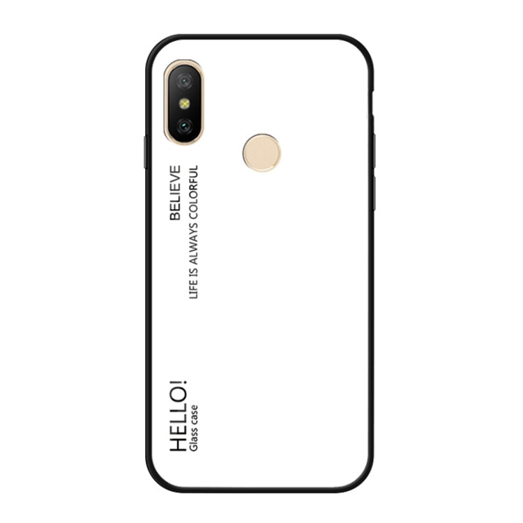 Gradient Color Glass Case for Xiaomi Mi 6X / A2