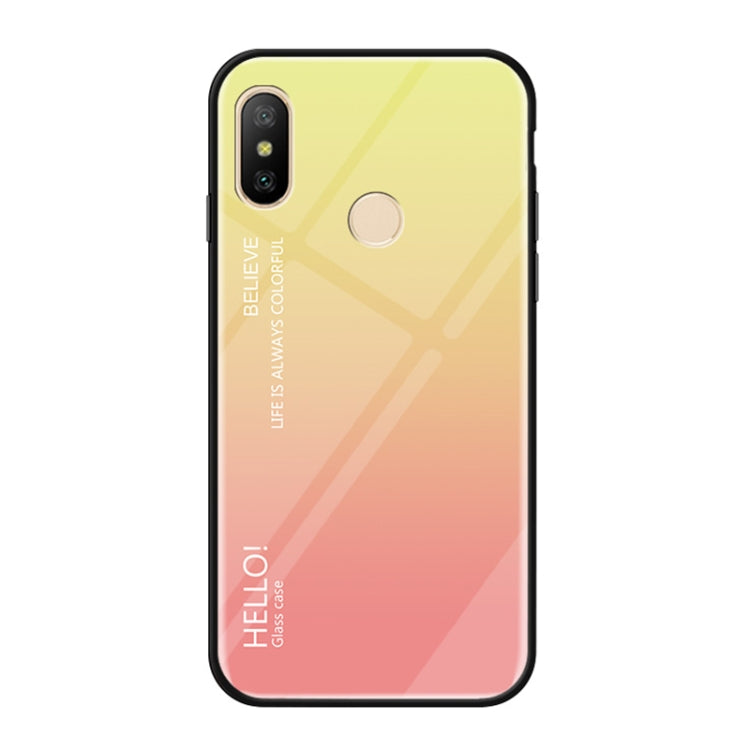 Gradient Color Glass Case for Xiaomi Mi 6X / A2