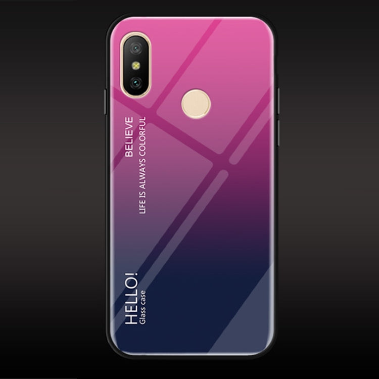 Gradient Color Glass Case for Xiaomi Mi 8