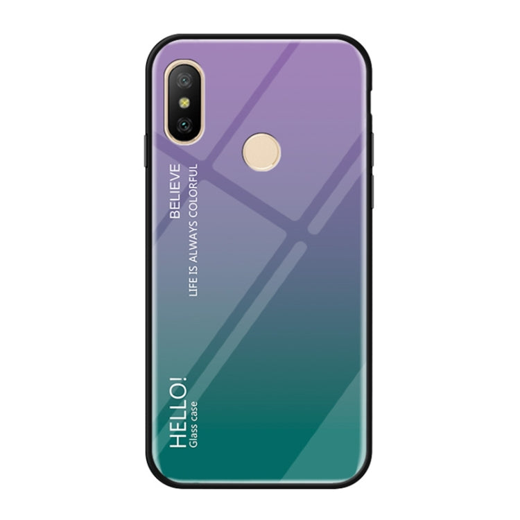 Gradient Color Glass Case for Xiaomi Mi 8