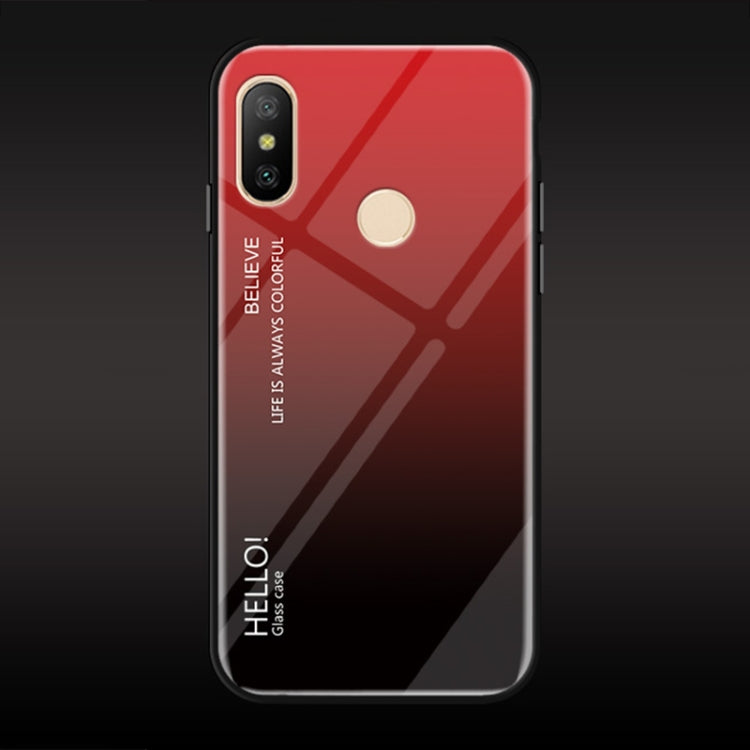 Gradient Color Glass Case for Xiaomi Mi 8