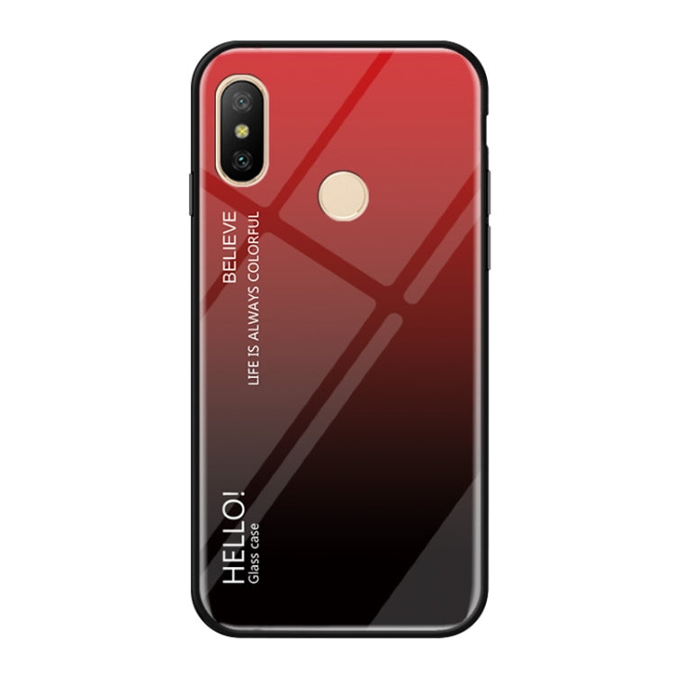 Gradient Color Glass Case for Xiaomi Mi 8