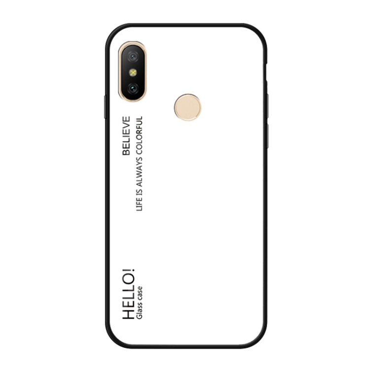 Gradient Color Glass Case for Xiaomi Mi 8