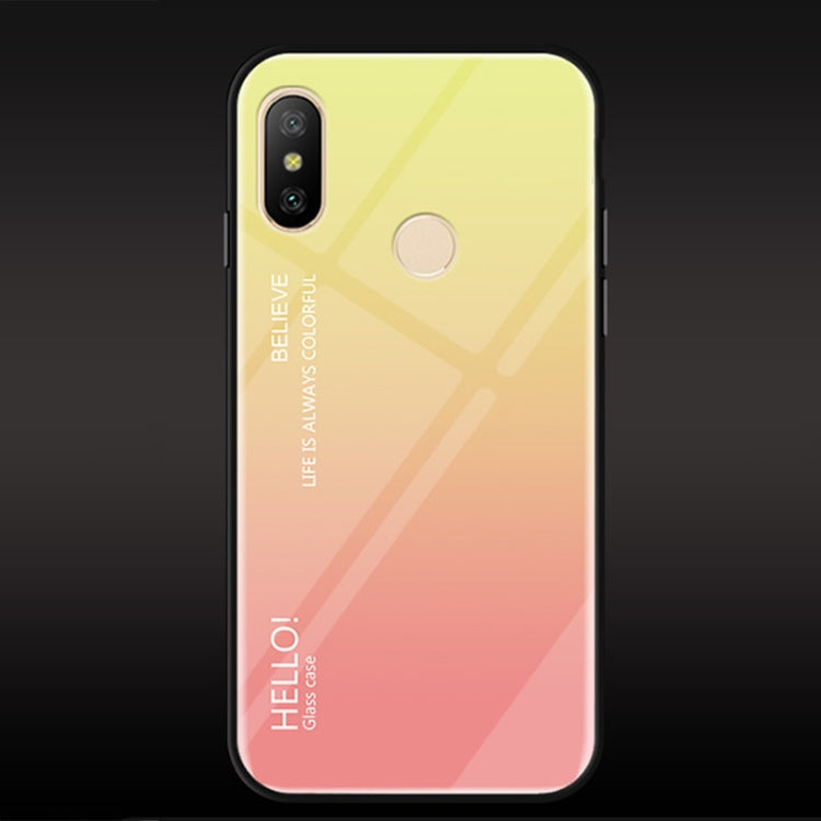Gradient Color Glass Case for Xiaomi Mi 8