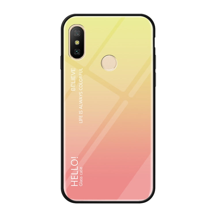 Gradient Color Glass Case for Xiaomi Mi 8