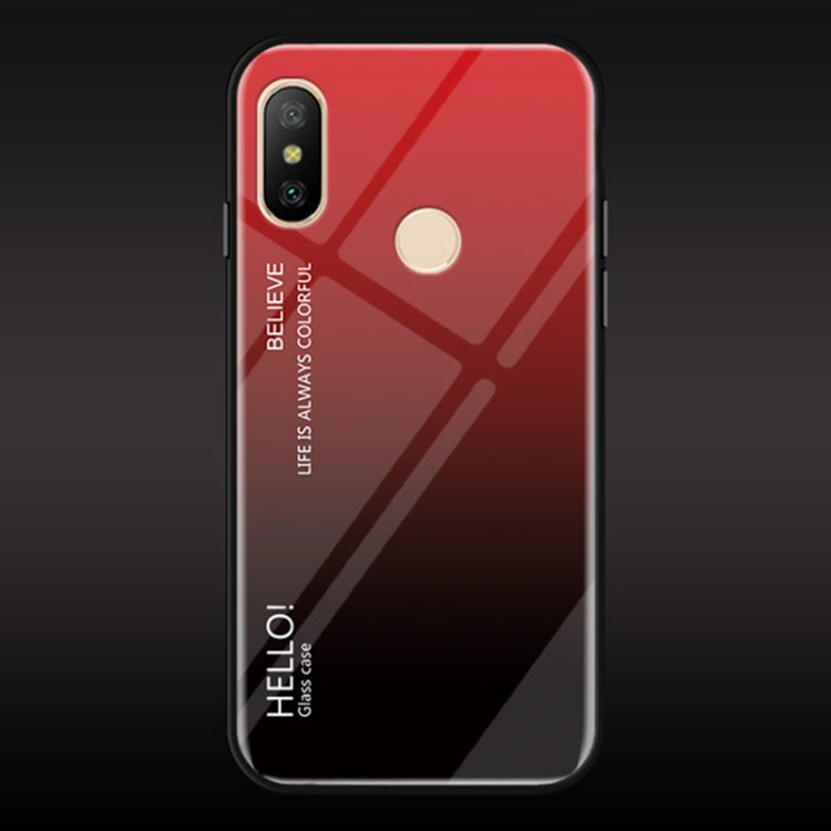 Gradient Color Glass Case for Xiaomi Mi 8 SE