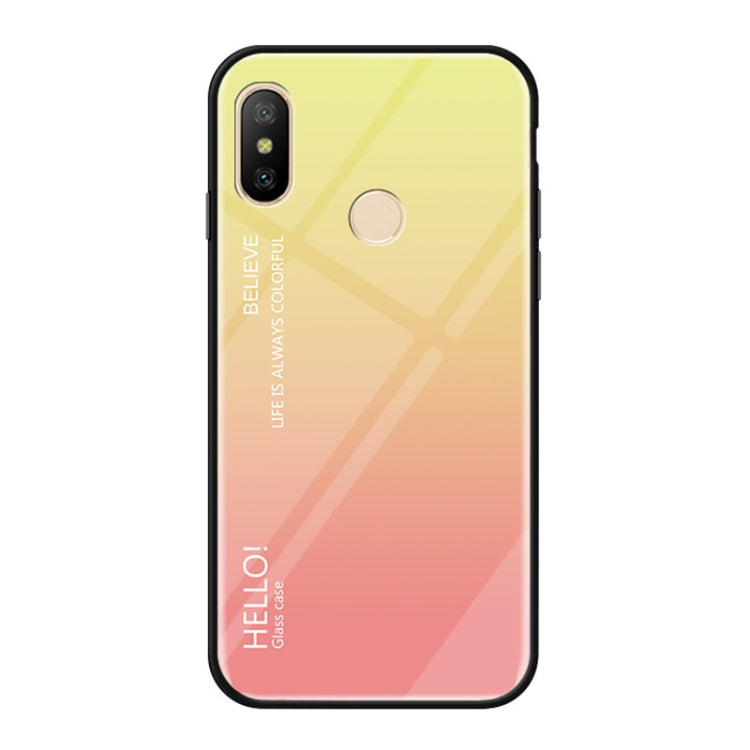 Gradient Color Glass Case for Xiaomi Mi 8 SE