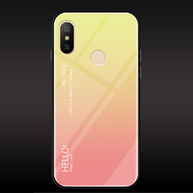 Gradient Color Glass Case for Xiaomi Mi Max 3