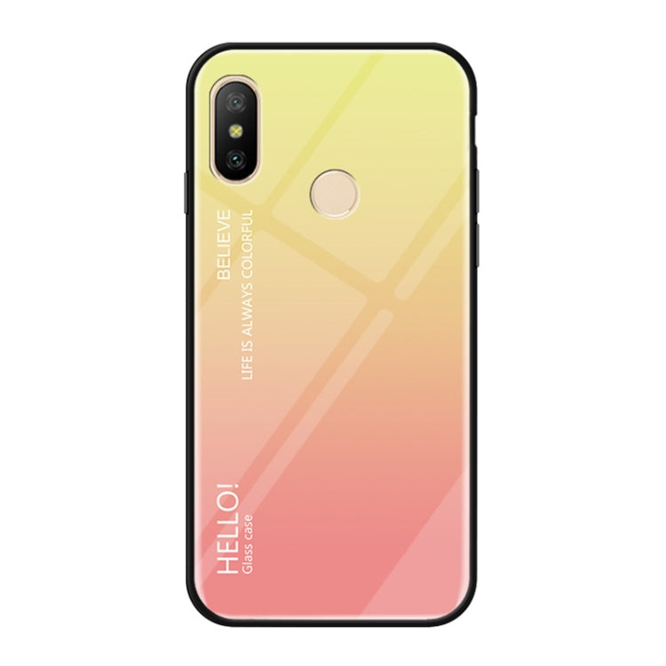 Gradient Color Glass Case for Xiaomi Mi Max 3