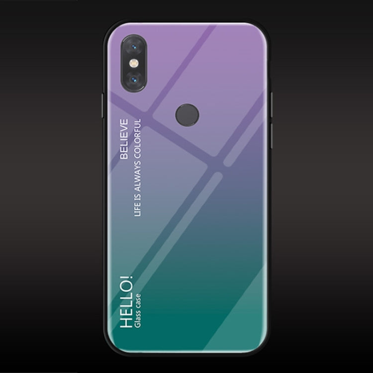 Gradient Color Glass Case for Xiaomi Mi Mix 3