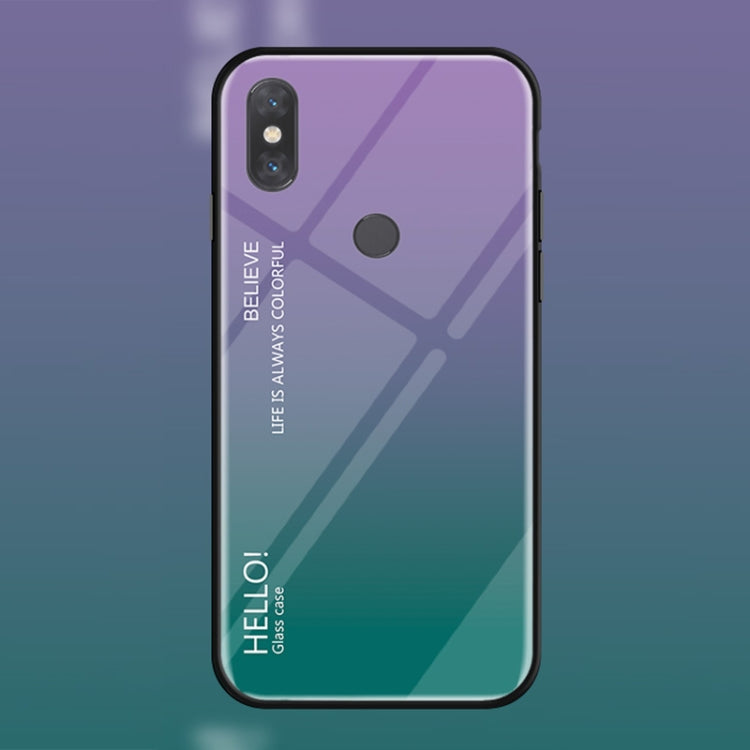 Gradient Color Glass Case for Xiaomi Mi Mix 3