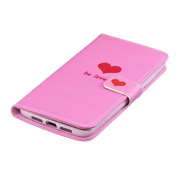 Heart Pattern Horizontal Flip Leather Case for Xiaomi Mi 9, with Holder & Card Slots & Wallet