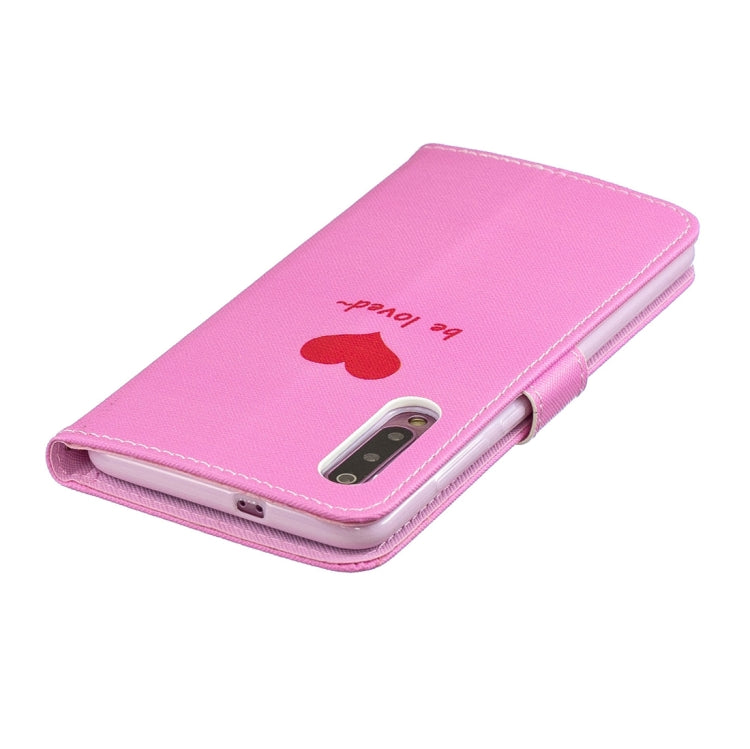 Heart Pattern Horizontal Flip Leather Case for Xiaomi Mi 9, with Holder & Card Slots & Wallet