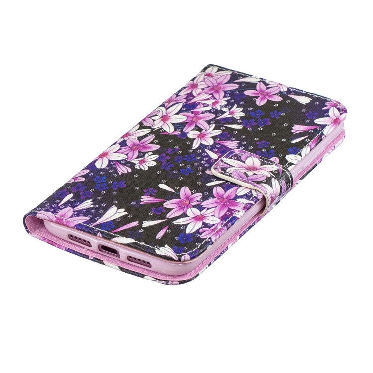 Lily Pattern Horizontal Flip Leather Case for Xiaomi Mi 9, with Holder & Card Slots & Wallet