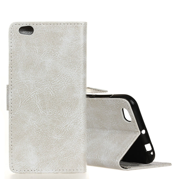 Retro Crazy Horse Texture Horizontal Flip Leather Case for Xiaomi Redmi Go, with Holder & Card Slots & Photo Frame