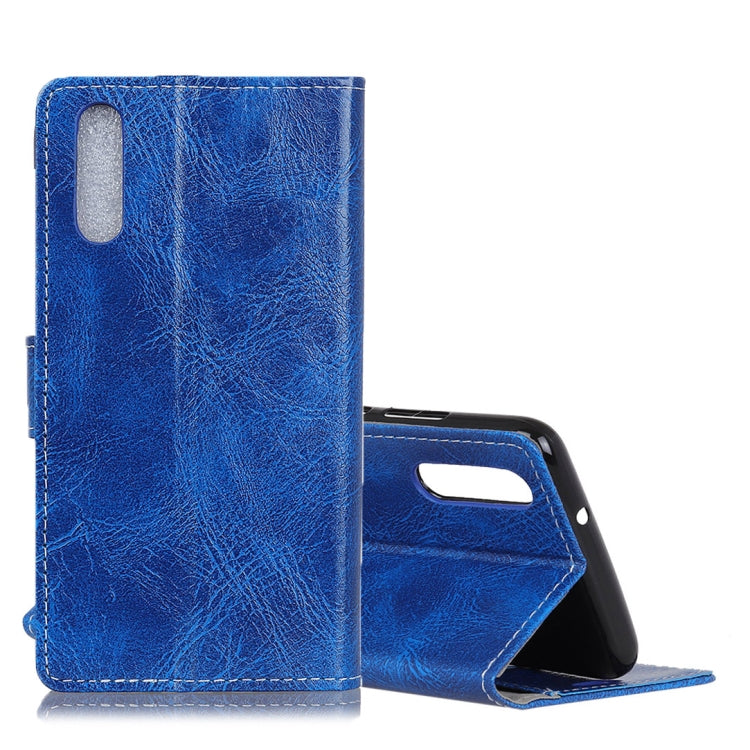 Retro Crazy Horse Texture Horizontal Flip Leather Case for Xiaomi 9 SE, with Holder & Card Slots & Photo Frame